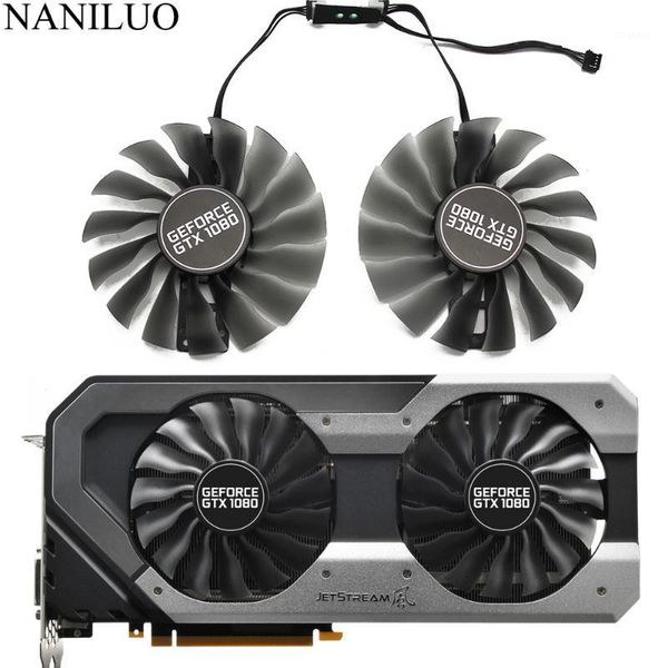 

95mm fan gtx1080 gpu cooler for emtek palit gtx 1080 oc super jetstream graphics card cooling fan1