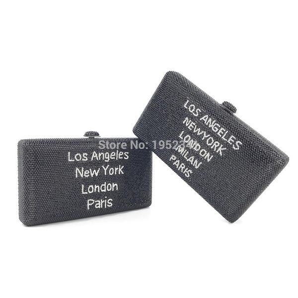 

evening bags oc4105 custom women name bag personalized crystal clutch