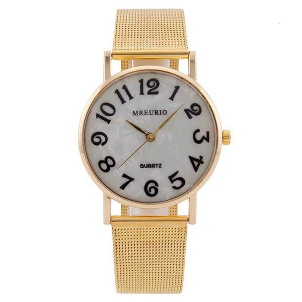 

mesh digital dial with fashion milan belt women's watch women's watch quartz watch, Slivery;brown