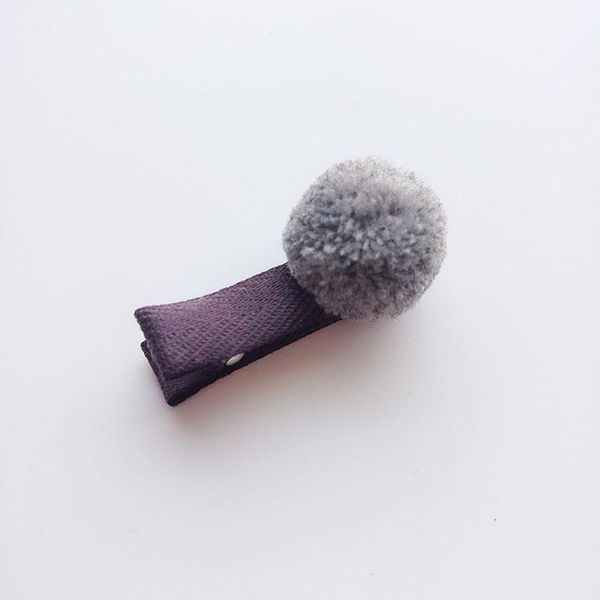 

fur ball hairpins barrettes for cute baby girls headwear children accessories hairpins protect hair well kids hair clip wmttky, Slivery;white