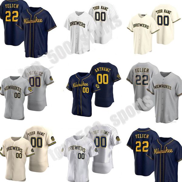 

men women kids 66 mauricio dubon jersey oliver drake 22 christian yelich 19 robin yount 6 lorenzo cain 8 ryan braun baseball custom stitched, Blue;black