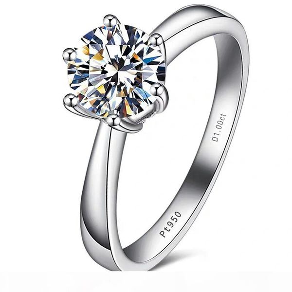 

luxury simulated stone rings for women sterling silver engagement rings sona stone wedding ring, j190718, Slivery;golden