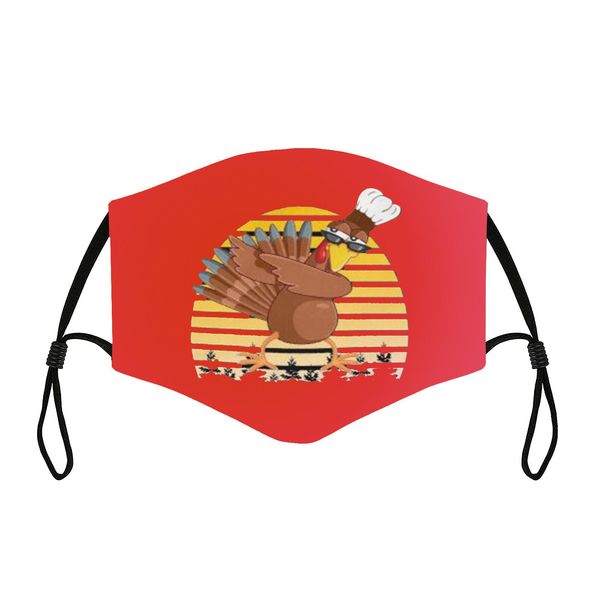 

моющиеся и многоразовая маска теплого ветрозащитной маска тема благодарения взрослого защитный mouth maskdustproof face cover mascarillas bb