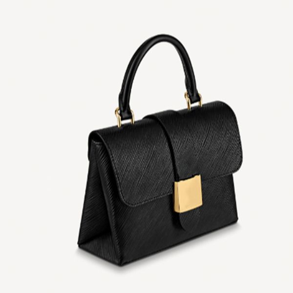 

handbag with lock woman luxurys designer bag black fashion handbags cover 5 colors pu versatile interior compartment luxury designers bag