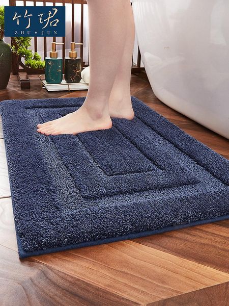 

carpets bathroom water absorbent non slip floor mat quick drying door entering household toilet thickened cushion