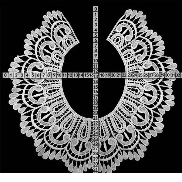 

dress applique milk silk blouse costume decor accessories fake collar diy neckline collar sewing trims whi qylxxn, Blue;red