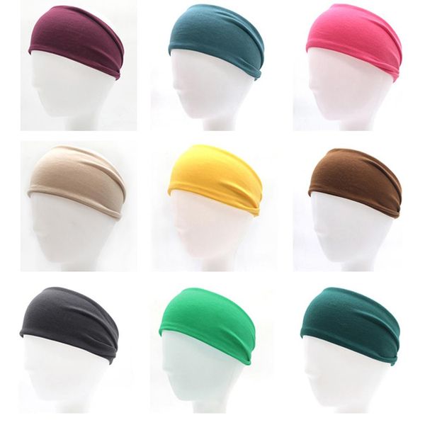 

solid color sport yoga headband men women stretch outdoor fitness head bands fashion summer hair elastic bands hairband q sqcnno