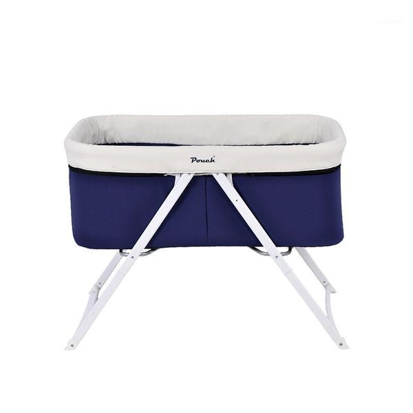

baby cribs crib european children's bed multi-function shaker foldable portable travel cradle1