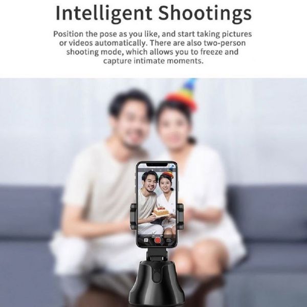 

4fds2awstable selfie stick group cell phone smart holder following shooting rotation and 360 degree face gimbal follow me