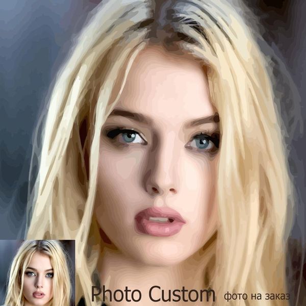 

huacan oil painting by number personality p customized diy paint pictures drawing by numbers canvas coloring home de bbyzza