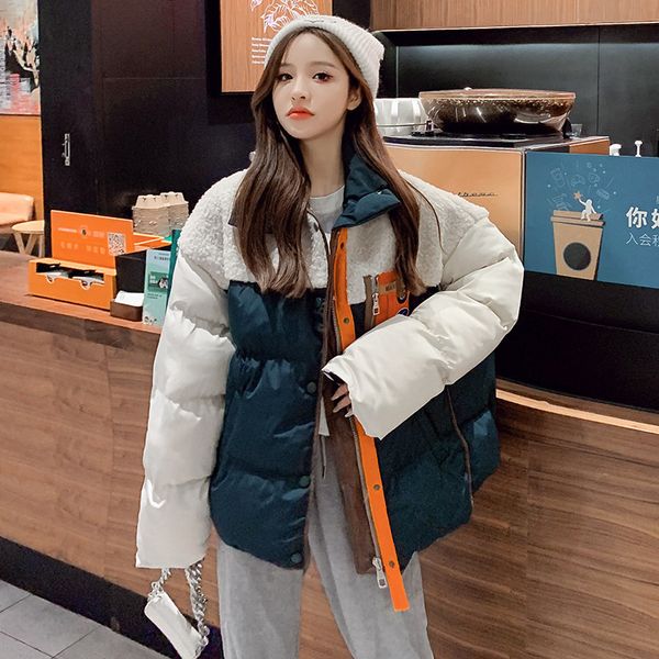 

new down cotton padded jacket for women in winter 2020, Black