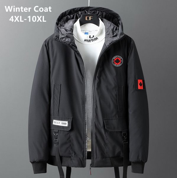 

winter jacket men hooded thicken warm camouflage parka male plus size black hoodie 6xl 7xl 8xl 9xl 10xl large mens coat clothes 201110