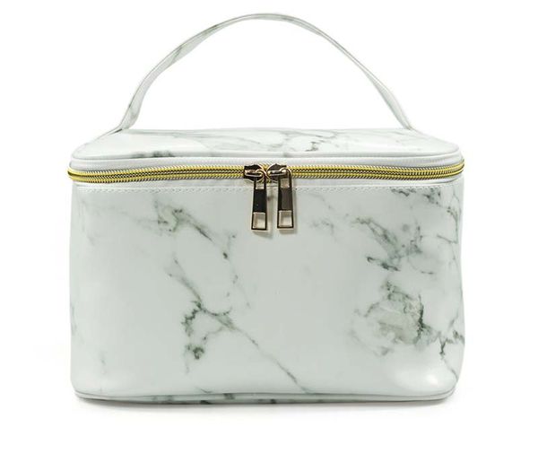 

cute travel large capacity waterproof multi-functional marbling cosmetic bag