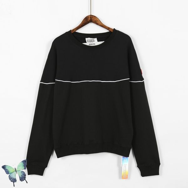 

2021 new cav empt knitted pyramid hooded sweatshirt men women fashion casual sweatshirts washed distressed pullover b8cu, Black