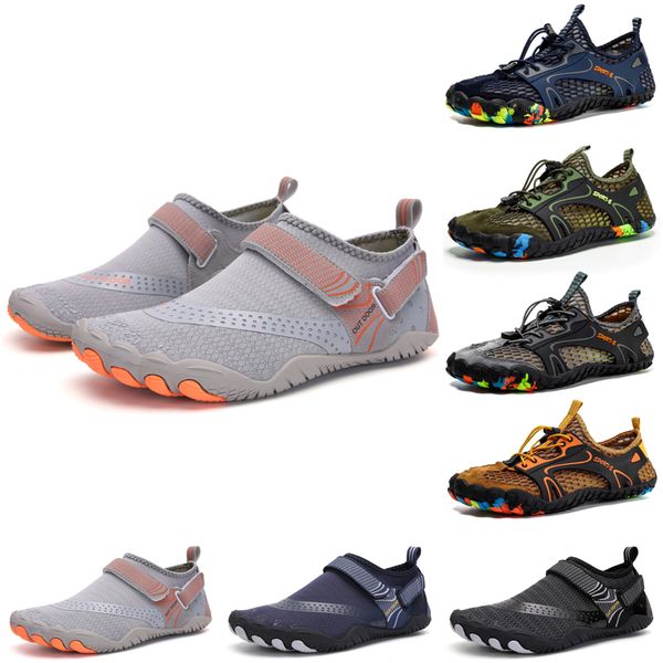 

nice mens womens wading shoes platform designer trainers triple black trple white fashion breath outdoor men women sports sneakers size 36-4