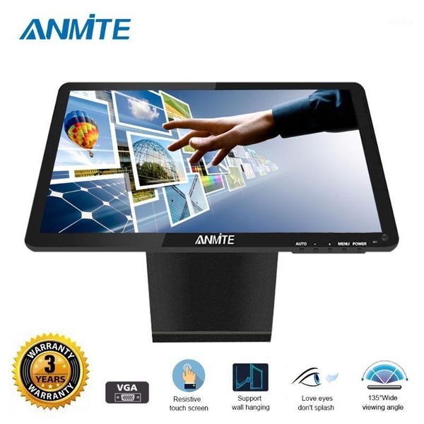 

anmite 19" lcd touch screen screen new deskresistive/capacitive touch scrn display the monitor pc1