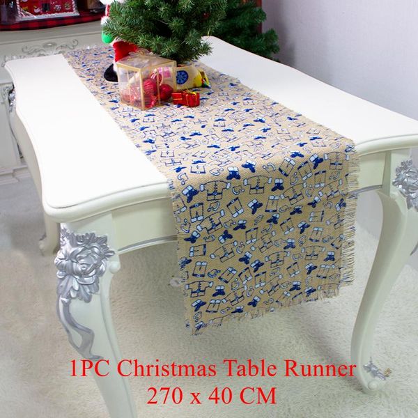 

270 см рождественский стол бегун ужин на столе украшения рождественские украшения новый год украшения с новым годом рождественские подарки б