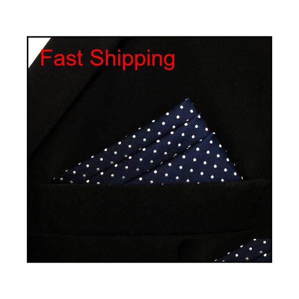 

mh6 dots navy dark blue white handkerchief men's ties j qylagn new_dhbest