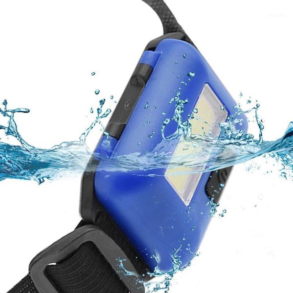 

headlamps mini cob led headlamp headlight 3 modes waterproof torch head light for outdoor camping night fishing1