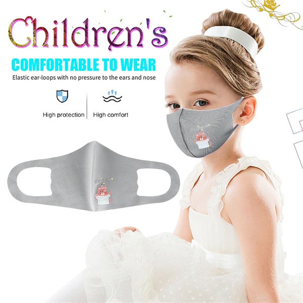 

детские детские маски рота моющиеся лица маска для лица повязка на голову бандана рот колпачки рождественские маскариллы kerst mondkapje kin, Black