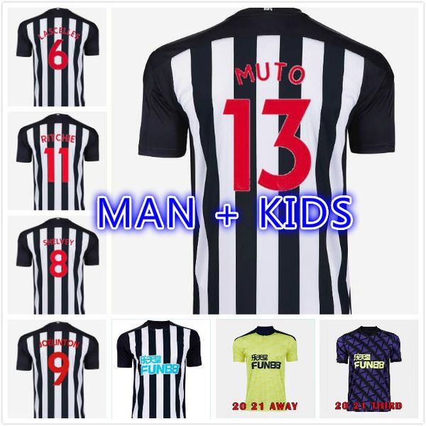 

20 21 nufc home kit soccer jerseys shelvey 2020 2021 joelinton football shirt almiron ritchie gayle jersey, Black;yellow