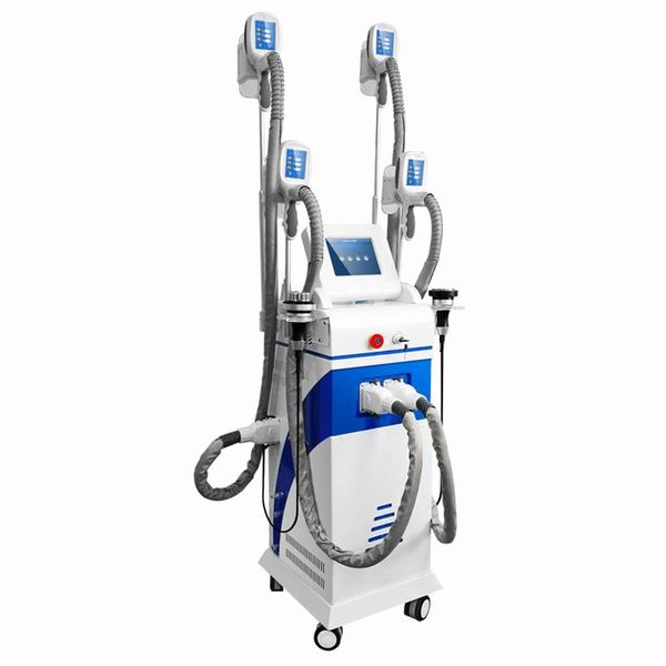 

4 handle cryolipolysis lipoe e fat ing cool body sculpting fat ing machine for loss weight with double handle