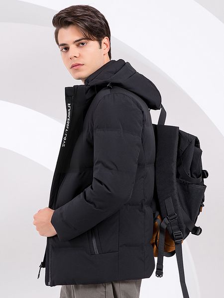 

for winter coat man, big size, white duck korean down, men's park, jacket mdyr18d1888 yy1353 049d, Black