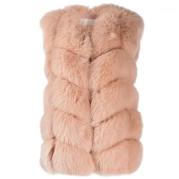 

cp artificial fur vest women fashion o neck faux fur coat women casual pockets patchwork vest femal ladies cp891, Black