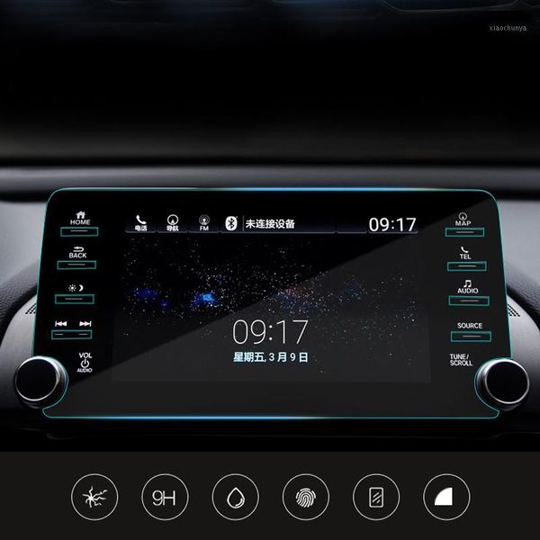 

for 2018 2019 car styling gps tempered glass screen protector sticker film1