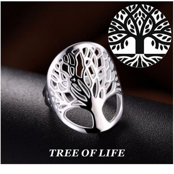 

hollow tree of life pendulo pendant necklace wishing tree earrings bracelet 4pc/set reiki pendulum for dowsing women qylvvg, Black