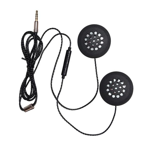 

wired headphones motorbike intercom helmet high-quality 3.5mm music headset hands-with hd microphone for motorcycle rider