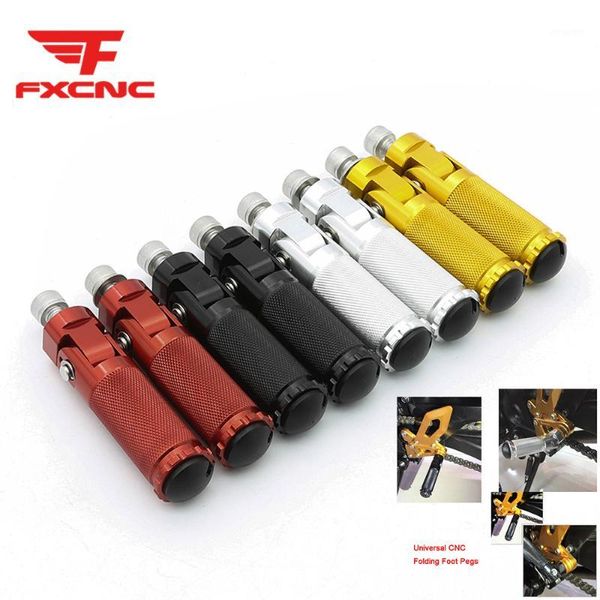 

pedals motorcycle folding footrests footpegs foot rests pegs rear for mt-07 fz07 fz 07 mt07 2013-2021 2021 20211