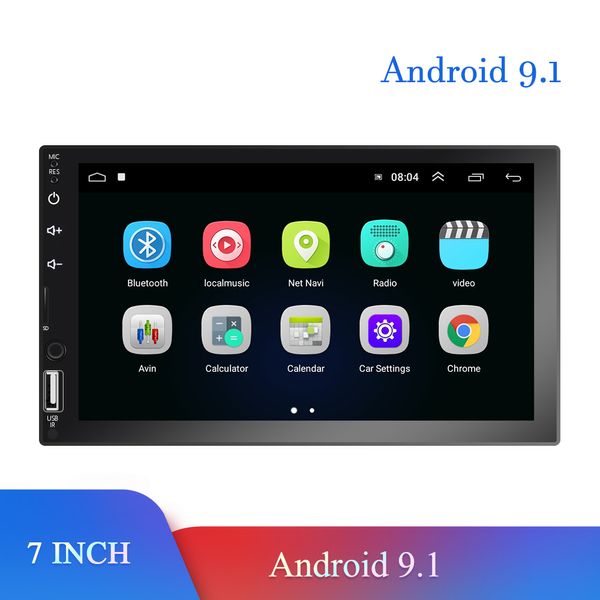 2DIN Andriod 9.1 GPS автомобиль радио Радио 7''HD 2din Audio FM Bluetooth стерео для универсального Nissan Kia Toyota Hyundai Skoda Honda