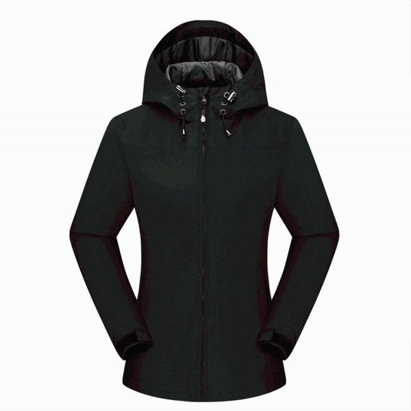 

women's casual jacket hooded waterproof coat breathable tourism mountain windbreaker jackets female outdoor clothing sportwear, Black;brown