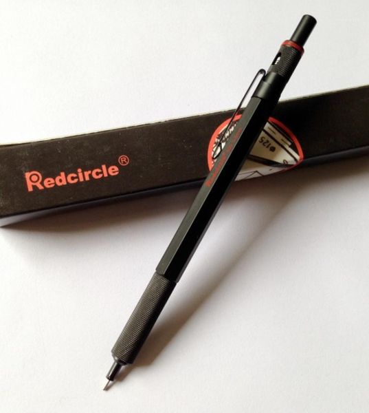 

ballpoint pens redcircle 600 metal lead holder mechanical pencil 0.5 mm 0.7 09/1.0 2.0 sketching for drawing1, Blue;orange