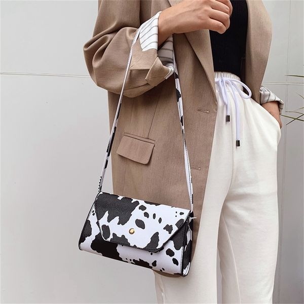 

women's fashion new handbags ladies handbags pu leather cow texture messenger bag shoulder bag