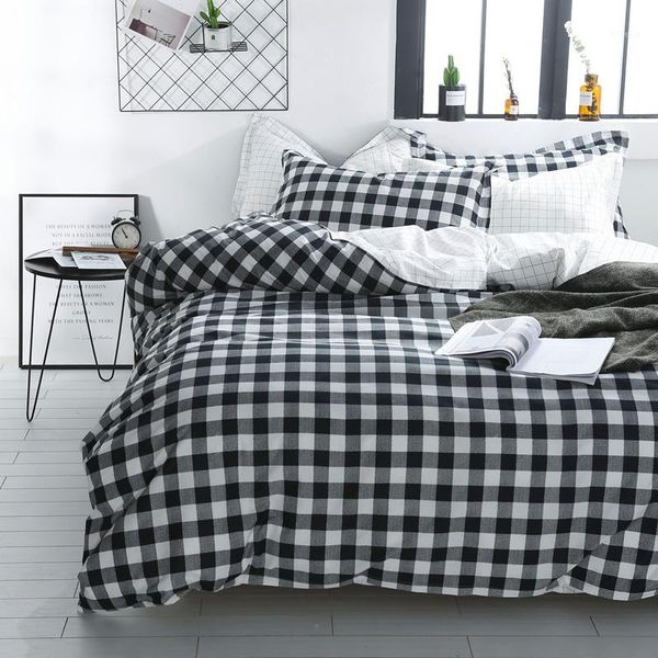 

black bed set bedding comforter set all season bedding stripe white 100 % cotton shell twin//king1