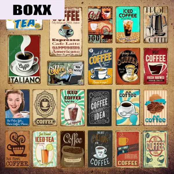 

italiano coffee metal знаки идея чайные налет металлические винтажные стены декор для кухонного бар кафе ретро плакаты железная картина yi-1