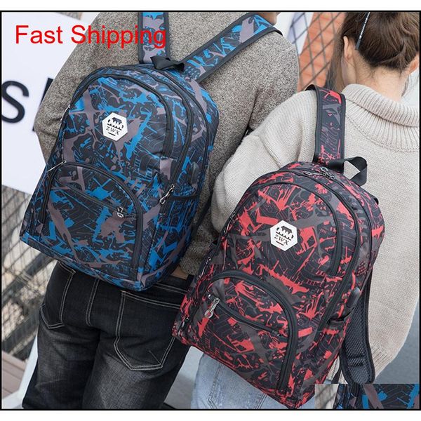 

outdoor bags camouflage travel backpack computer bag oxford brake chain middle school student bag many colors rbixt