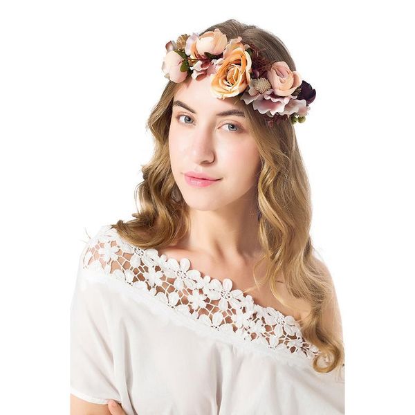 

pineal flower wreath bridal women headdress floral adjustable garlands bride wedding pgraphy craft wreath h qylhaj