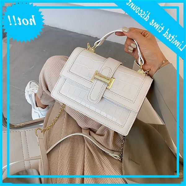 

crocodile pattern small dead 2021 fashion new pu learn women handbag designer travel shoulder messenger bag