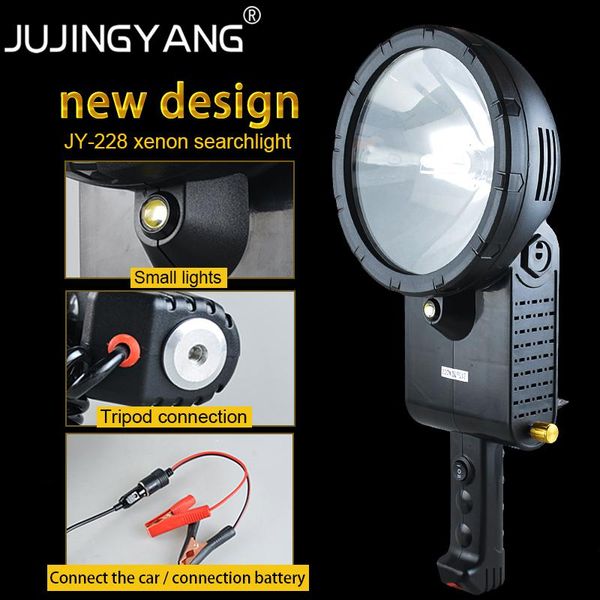 

professional 100w ship xenon 12v search light,160w hunting spotlight,220w hid marine searchlight for handheld or tripod