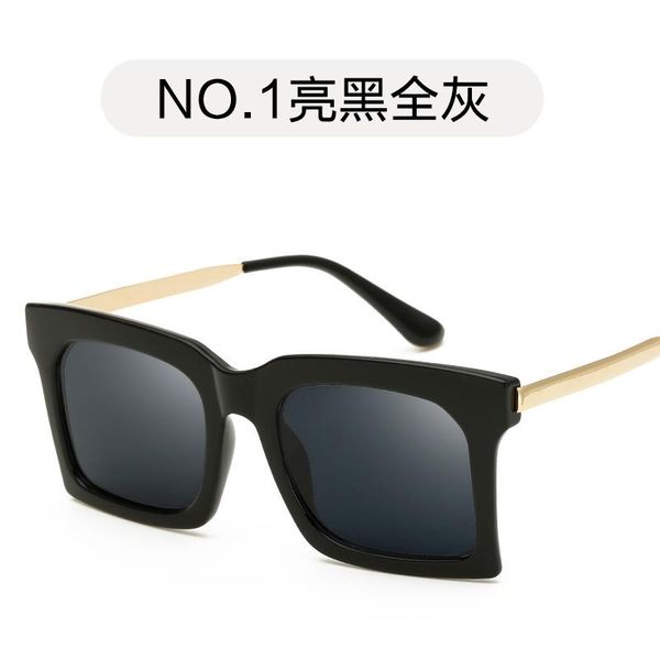 

new personalized men's sunglasses trendy oloey brand sun glasses for men and women fashion color film retro square uv400 oculos, White;black
