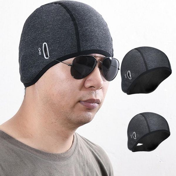 

велосипедные колпачки зимний теплый флисовой шляп термический велосипедный кепки головные уборы gorra ciclismo открытый спорт ветрозащитный, Black