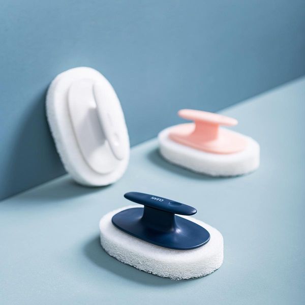 

replaceable cleaning artifact tile bath brush kitchen decontamination sponge scrub pot magic scouring cotton replaceable cleaning h jlllqz