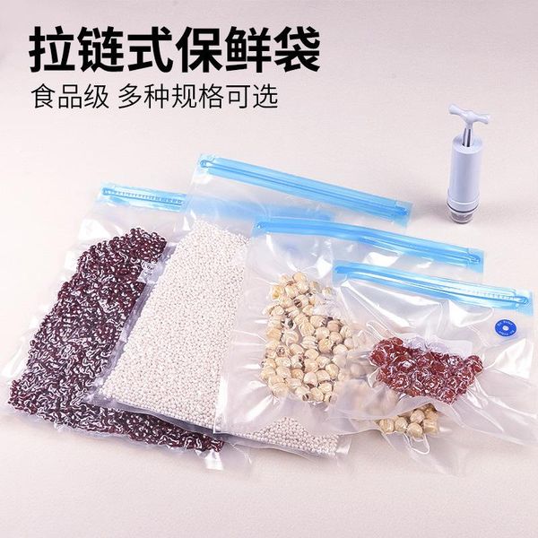 

storage bags vacuum for with pump reusable packages kitchen organizer