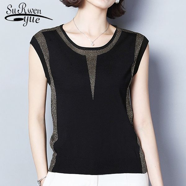 

women shirt ladies sleeveless solid o-neck womens clothing shirts shirt black t shirt women clothes 4348 50 y200828, White