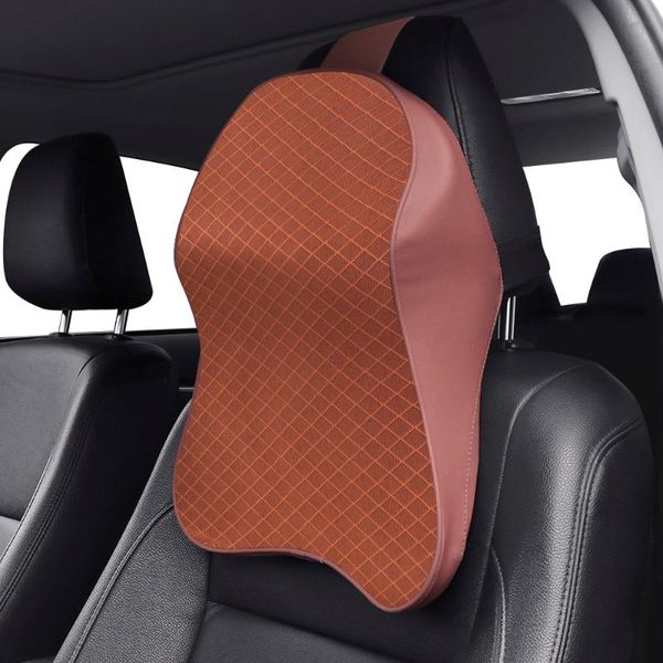 

seat cushions leepee car neck pillow interior accessories auto headrest 3d memory foam support holder adjustable head restraint