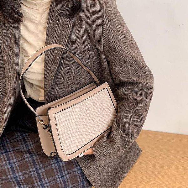 

cross body fantasy underarm bags for women 2021 winter est simple fashion shoulder bag female handbags vintage handle