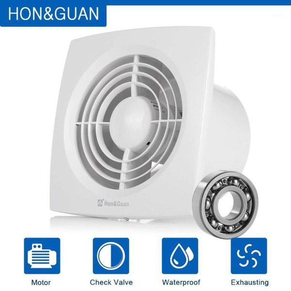 

electric fans 22w 6 inch home ventilation exhaust fan ceiling and wall mount for kitchen bathroom garage, super silent, high cfm; 150d1
